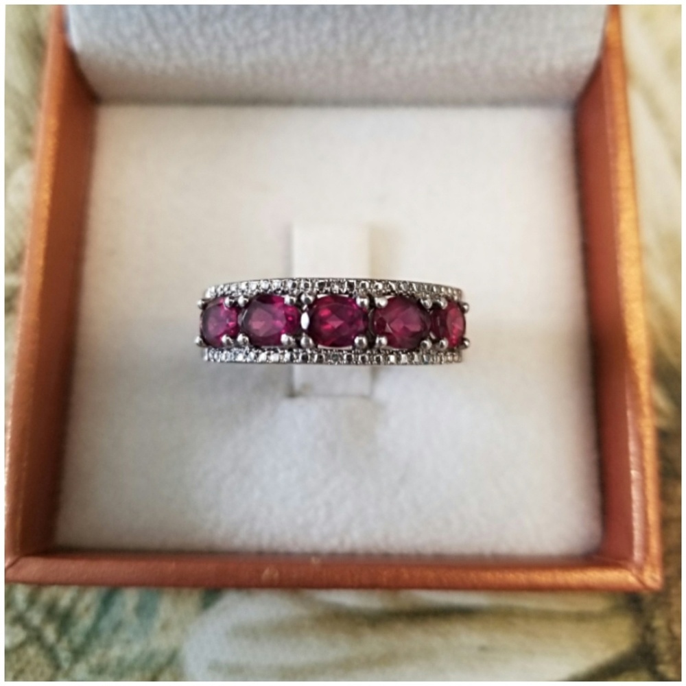 Genuine Garnet ring